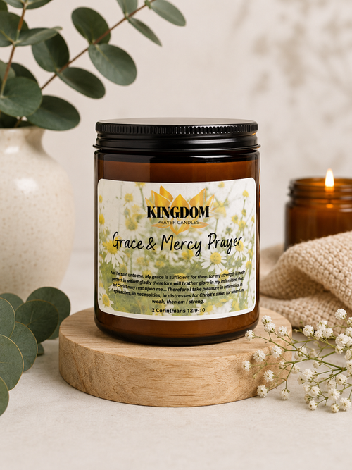 Grave & Mercy Prayer Candles 8oz