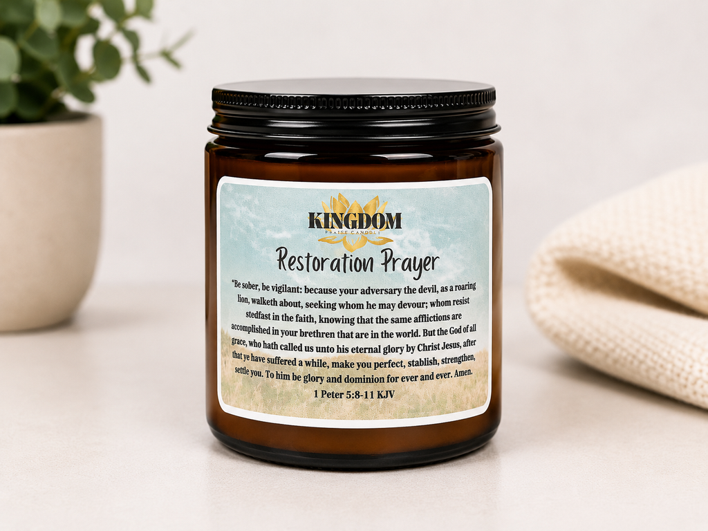 Restoration Prayer Candle 4oz
