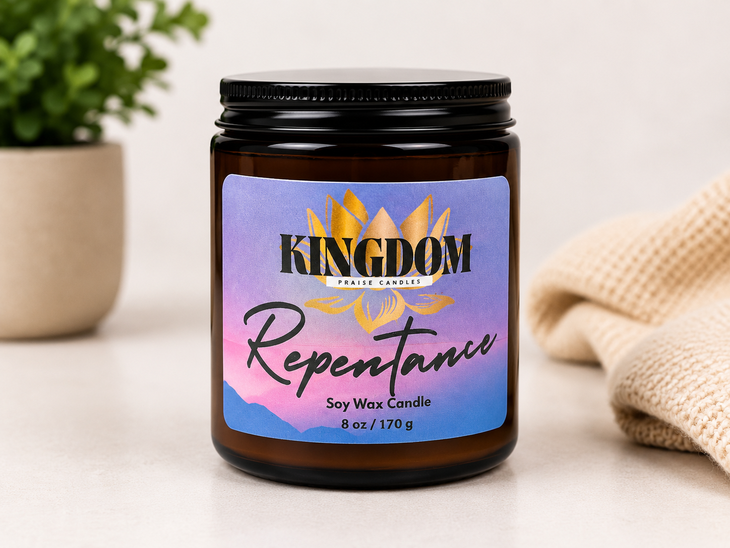 Repentance Prayer Candle 4oz