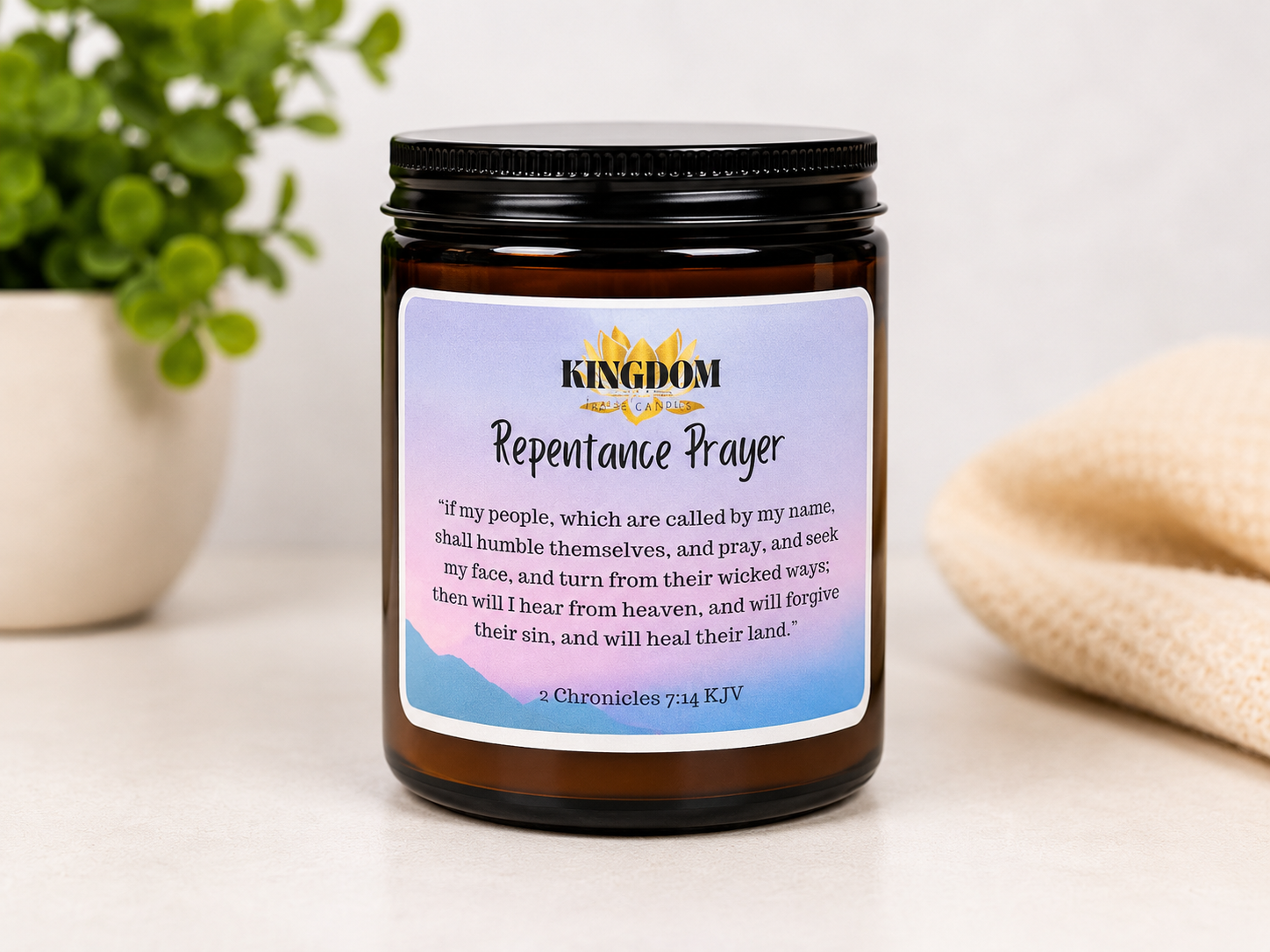 Repentance Prayer Candle 4oz