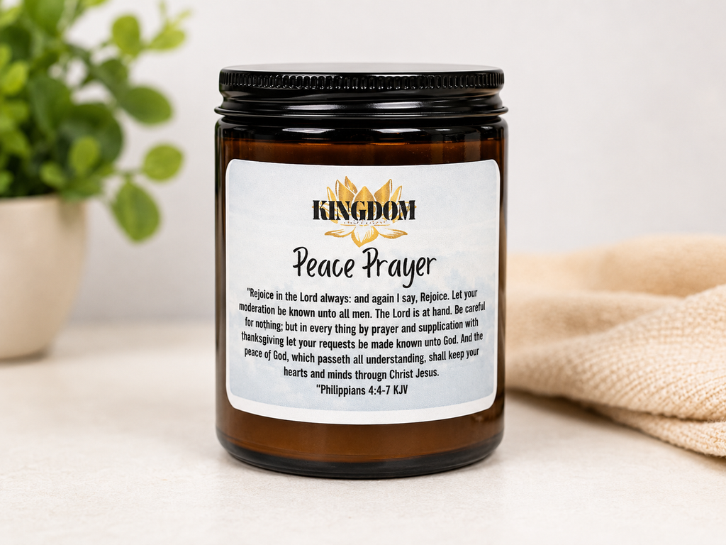 Peace Prayer Candle 4oz